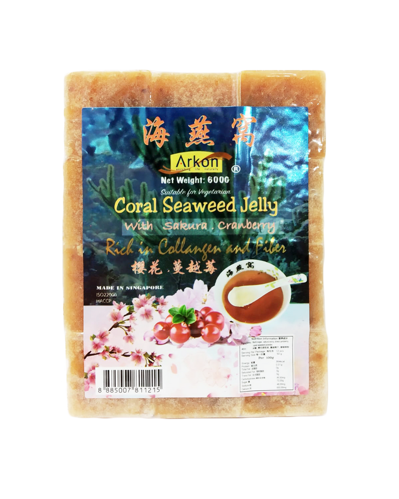 Arkon Coral Seaweed Jelly (Sakura & Cranberry) - 海燕窝 (樱花、蔓越莓)